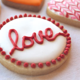 Heart and Love Cookies
